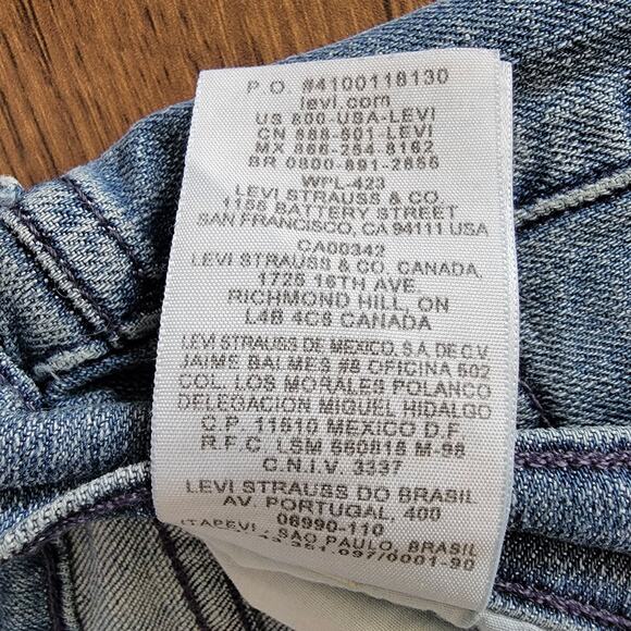 Levis 515 Boot Cut Mid Rise Stretch Jeans Womens 8 Western Ranch 31W x 29.5L - Picture 15 of 15